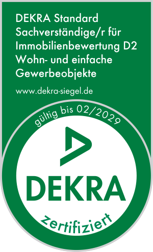 DEKRA-zertifizierter Sachverständiger (SV-R Immo D2)